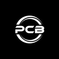 pcb logo ontwerp, inspiratie voor een uniek identiteit. modern elegantie en creatief ontwerp. watermerk uw succes met de opvallend deze logo. vector