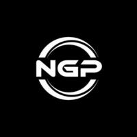 ngp logo ontwerp, inspiratie voor een uniek identiteit. modern elegantie en creatief ontwerp. watermerk uw succes met de opvallend deze logo. vector