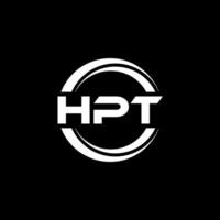 hpt logo ontwerp, inspiratie voor een uniek identiteit. modern elegantie en creatief ontwerp. watermerk uw succes met de opvallend deze logo. vector