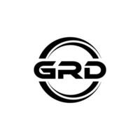 grd logo ontwerp, inspiratie voor een uniek identiteit. modern elegantie en creatief ontwerp. watermerk uw succes met de opvallend deze logo. vector