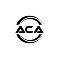 aca logo ontwerp, inspiratie voor een uniek identiteit. modern elegantie en creatief ontwerp. watermerk uw succes met de opvallend deze logo. vector