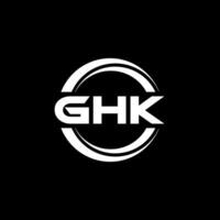 ghk logo ontwerp, inspiratie voor een uniek identiteit. modern elegantie en creatief ontwerp. watermerk uw succes met de opvallend deze logo. vector