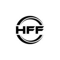 hff logo ontwerp, inspiratie voor een uniek identiteit. modern elegantie en creatief ontwerp. watermerk uw succes met de opvallend deze logo. vector