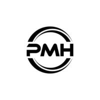 pmh logo ontwerp, inspiratie voor een uniek identiteit. modern elegantie en creatief ontwerp. watermerk uw succes met de opvallend deze logo. vector