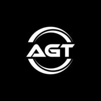 agt logo ontwerp, inspiratie voor een uniek identiteit. modern elegantie en creatief ontwerp. watermerk uw succes met de opvallend deze logo. vector