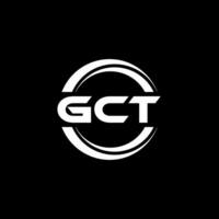 gct logo ontwerp, inspiratie voor een uniek identiteit. modern elegantie en creatief ontwerp. watermerk uw succes met de opvallend deze logo. vector