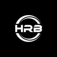 hrb logo ontwerp, inspiratie voor een uniek identiteit. modern elegantie en creatief ontwerp. watermerk uw succes met de opvallend deze logo. vector
