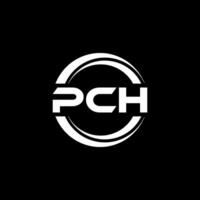 pch logo ontwerp, inspiratie voor een uniek identiteit. modern elegantie en creatief ontwerp. watermerk uw succes met de opvallend deze logo. vector