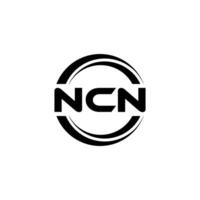 ncn logo ontwerp, inspiratie voor een uniek identiteit. modern elegantie en creatief ontwerp. watermerk uw succes met de opvallend deze logo. vector