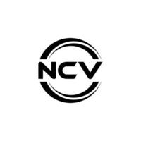 ncv logo ontwerp, inspiratie voor een uniek identiteit. modern elegantie en creatief ontwerp. watermerk uw succes met de opvallend deze logo. vector