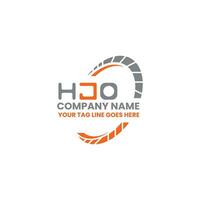hjo brief logo creatief ontwerp met vector grafisch, hjo gemakkelijk en modern logo. hjo luxueus alfabet ontwerp