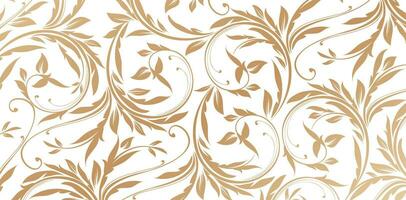 vector illustratie overladen bloemen naadloos patronen gouden kleuren voor modieus modern behang of textiel, boek dekt, digitaal interfaces, prints ontwerpen Sjablonen materialen, bruiloft uitnodigingen