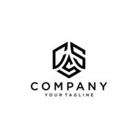 css zeshoek logo vector, ontwikkelen, natuurlijk, luxe, modern, financiën logo, krachtig, geschikt voor uw bedrijf. vector