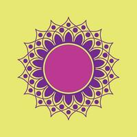 circulaire patroon in het formulier van mandala met bloem voor henna, tatoeëren, decoratie. decoratief ornament in etnisch oosters stijl. hand- getrokken achtergrond. Islam, Arabisch, Indisch. mandala's voor kleur boek. vector