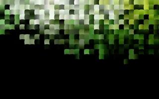 donker groen vector backdrop met rechthoeken, vierkanten.