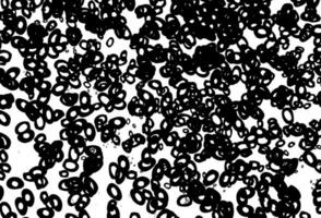 zwart-wit vector achtergrond met bubbels.