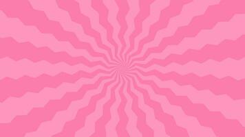 gemakkelijk vlak roze zigzag licht barsten effect vector achtergrond