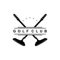 golf logo, bal spel sport club team golf, spel toernooi ontwerp, symbool sjabloon illustratie vector