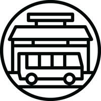 bus vervoer symbool icoon vector afbeelding. illustratie van de silhouet bus vervoer openbaar reizen ontwerp afbeelding. eps 10