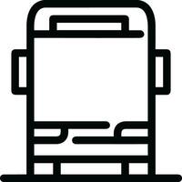 bus vervoer symbool icoon vector afbeelding. illustratie van de silhouet bus vervoer openbaar reizen ontwerp afbeelding. eps 10