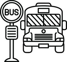 bus vervoer symbool icoon vector afbeelding. illustratie van de silhouet bus vervoer openbaar reizen ontwerp afbeelding. eps 10