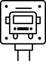 bus vervoer symbool icoon vector afbeelding. illustratie van de silhouet bus vervoer openbaar reizen ontwerp afbeelding. eps 10