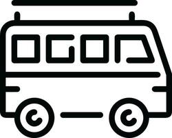 bus vervoer symbool icoon vector afbeelding. illustratie van de silhouet bus vervoer openbaar reizen ontwerp afbeelding. eps 10