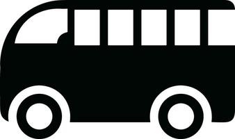 bus vervoer symbool icoon vector afbeelding. illustratie van de silhouet bus vervoer openbaar reizen ontwerp afbeelding. eps 10