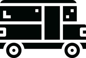 bus vervoer symbool icoon vector afbeelding. illustratie van de silhouet bus vervoer openbaar reizen ontwerp afbeelding. eps 10