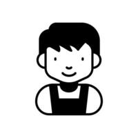 baby jongen icoon in vector. illustratie vector