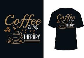 koffie typografie t-shirt ontwerp vector