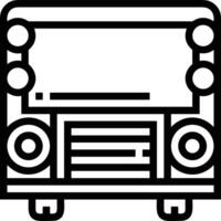 bus vervoer symbool icoon vector afbeelding. illustratie van de silhouet bus vervoer openbaar reizen ontwerp afbeelding. eps 10