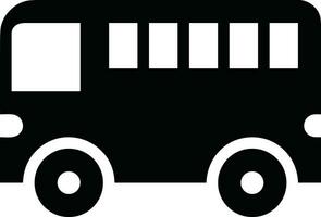 bus vervoer symbool icoon vector afbeelding. illustratie van de silhouet bus vervoer openbaar reizen ontwerp afbeelding. eps 10