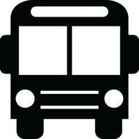 bus vervoer symbool icoon vector afbeelding. illustratie van de silhouet bus vervoer openbaar reizen ontwerp afbeelding. eps 10