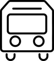 bus vervoer symbool icoon vector afbeelding. illustratie van de silhouet bus vervoer openbaar reizen ontwerp afbeelding. eps 10