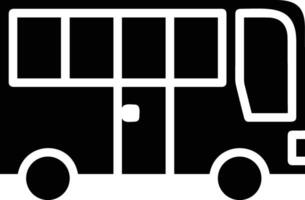 bus vervoer symbool icoon vector afbeelding. illustratie van de silhouet bus vervoer openbaar reizen ontwerp afbeelding. eps 10