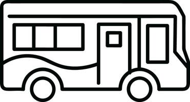 bus vervoer symbool icoon vector afbeelding. illustratie van de silhouet bus vervoer openbaar reizen ontwerp afbeelding. eps 10