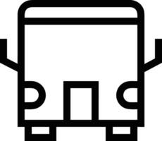 bus vervoer symbool icoon vector afbeelding. illustratie van de silhouet bus vervoer openbaar reizen ontwerp afbeelding. eps 10