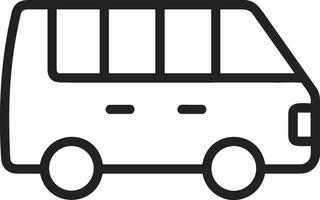 bus vervoer symbool icoon vector afbeelding. illustratie van de silhouet bus vervoer openbaar reizen ontwerp afbeelding. eps 10