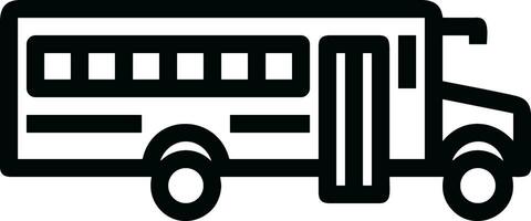 bus vervoer symbool icoon vector afbeelding. illustratie van de silhouet bus vervoer openbaar reizen ontwerp afbeelding. eps 10