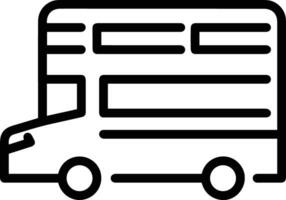 bus vervoer symbool icoon vector afbeelding. illustratie van de silhouet bus vervoer openbaar reizen ontwerp afbeelding. eps 10