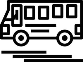 bus vervoer symbool icoon vector afbeelding. illustratie van de silhouet bus vervoer openbaar reizen ontwerp afbeelding. eps 10