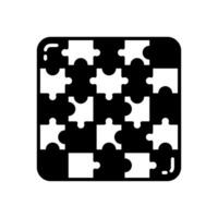 puzzel icoon in vector. illustratie vector
