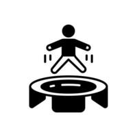 trampoline icoon in vector. illustratie vector