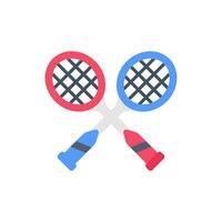 badminton icoon in vector. illustratie vector