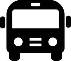 bus vervoer symbool icoon vector afbeelding. illustratie van de silhouet bus vervoer openbaar reizen ontwerp afbeelding. eps 10