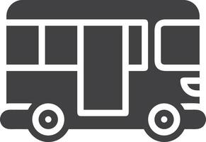 bus vervoer symbool icoon vector afbeelding. illustratie van de silhouet bus vervoer openbaar reizen ontwerp afbeelding. eps 10