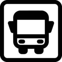 bus vervoer symbool icoon vector afbeelding. illustratie van de silhouet bus vervoer openbaar reizen ontwerp afbeelding. eps 10