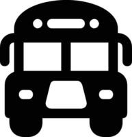 bus vervoer symbool icoon vector afbeelding. illustratie van de silhouet bus vervoer openbaar reizen ontwerp afbeelding. eps 10