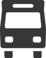 bus vervoer symbool icoon vector afbeelding. illustratie van de silhouet bus vervoer openbaar reizen ontwerp afbeelding. eps 10